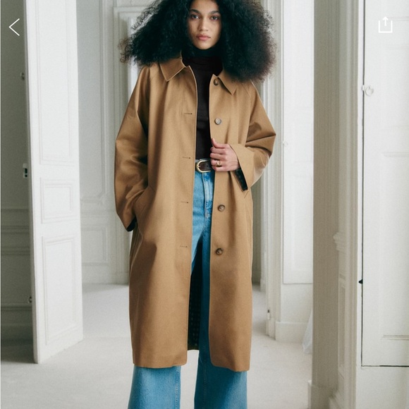 Sezane Jackets & Blazers - Sezane Clyde Coat Camel - Size 34